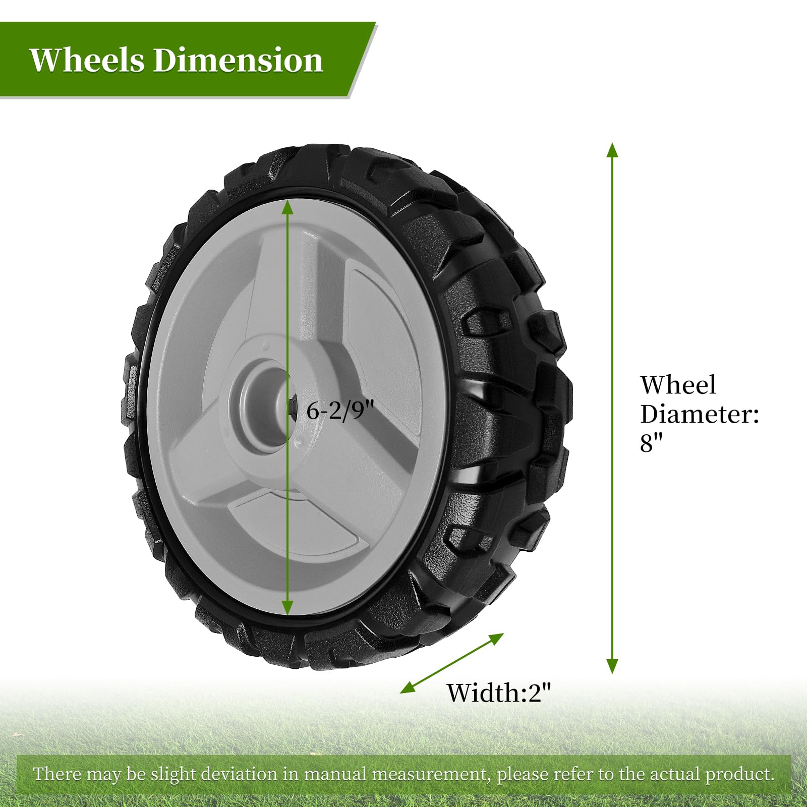 Snapklik.com : 580365301 Wheels For Hus Qvarna AWD Lawn Mower ...