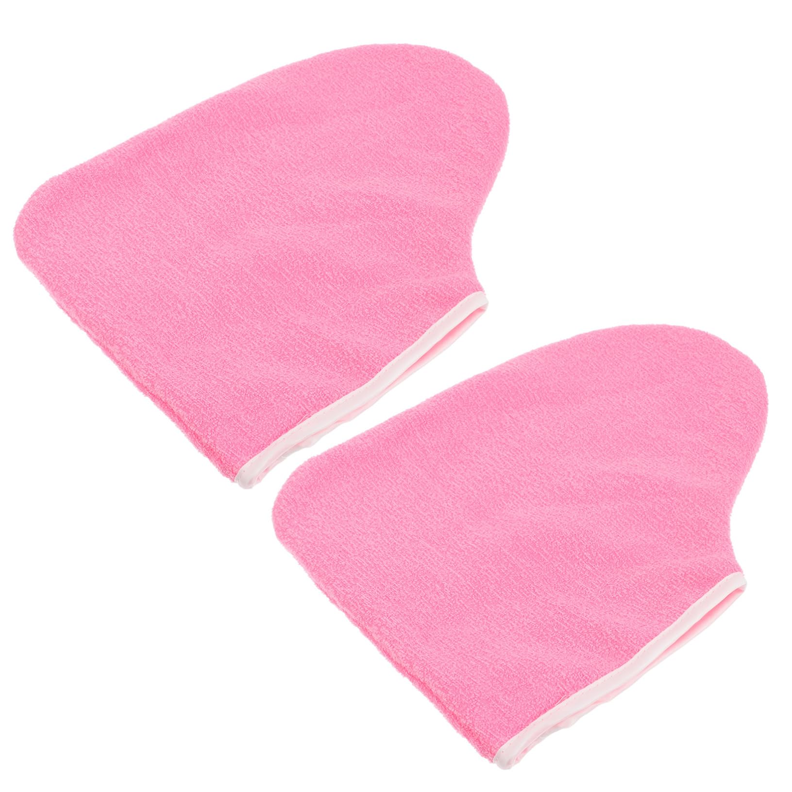 Beatifufu Cracked Heels Moisturizing Socks Women's Foot Care Dry Foot Treatment Soft and Reusable Pink 2 Pairs