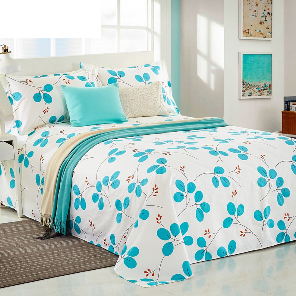 Draps en coton contre le froid grand drap de lit isolant