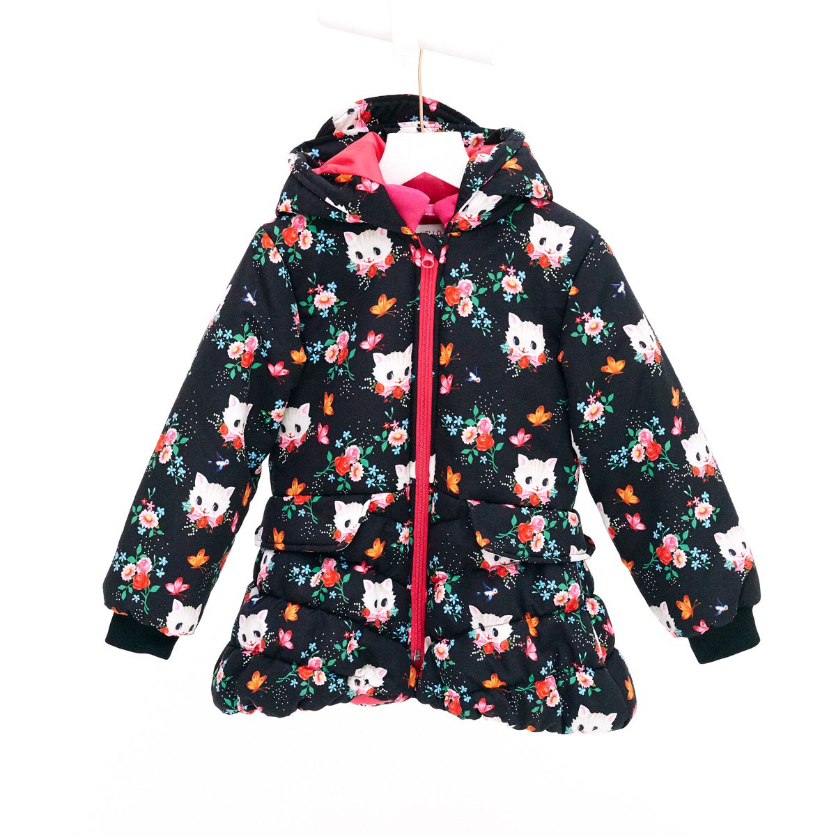 Mim Pi Retro Kittens Winter Coat