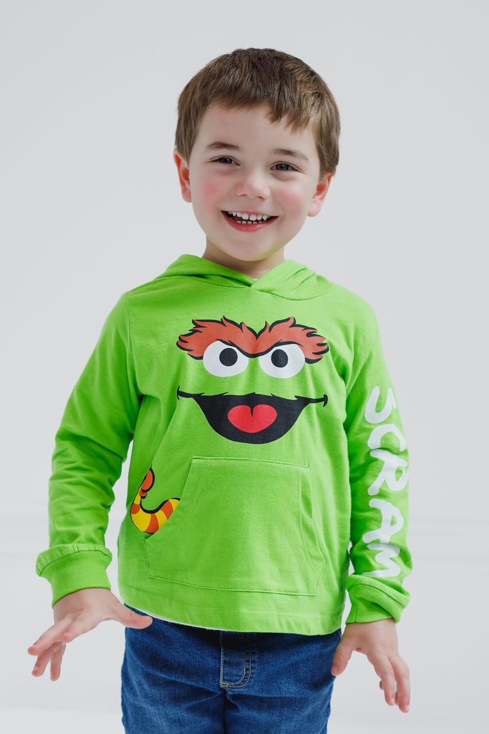 Sesame Street Hooded Matching Family Cosplay Long Sleeve Hooded T-Shirt Infant to Adult Sizes (12 Months - 2XL) - Image 2