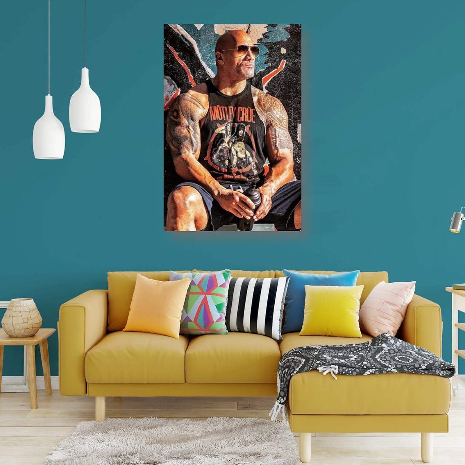 Amazon｜ドウェイン ジョンソン ポスター 絵画 インテリア おしゃれ お