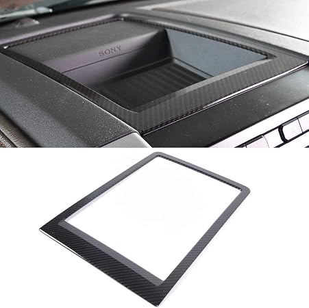 4pcs ABS Carbon Fiber Trim For 2020-2023 Ford Explorer Window Switch & Door Lock - Adhesive Tape Installation