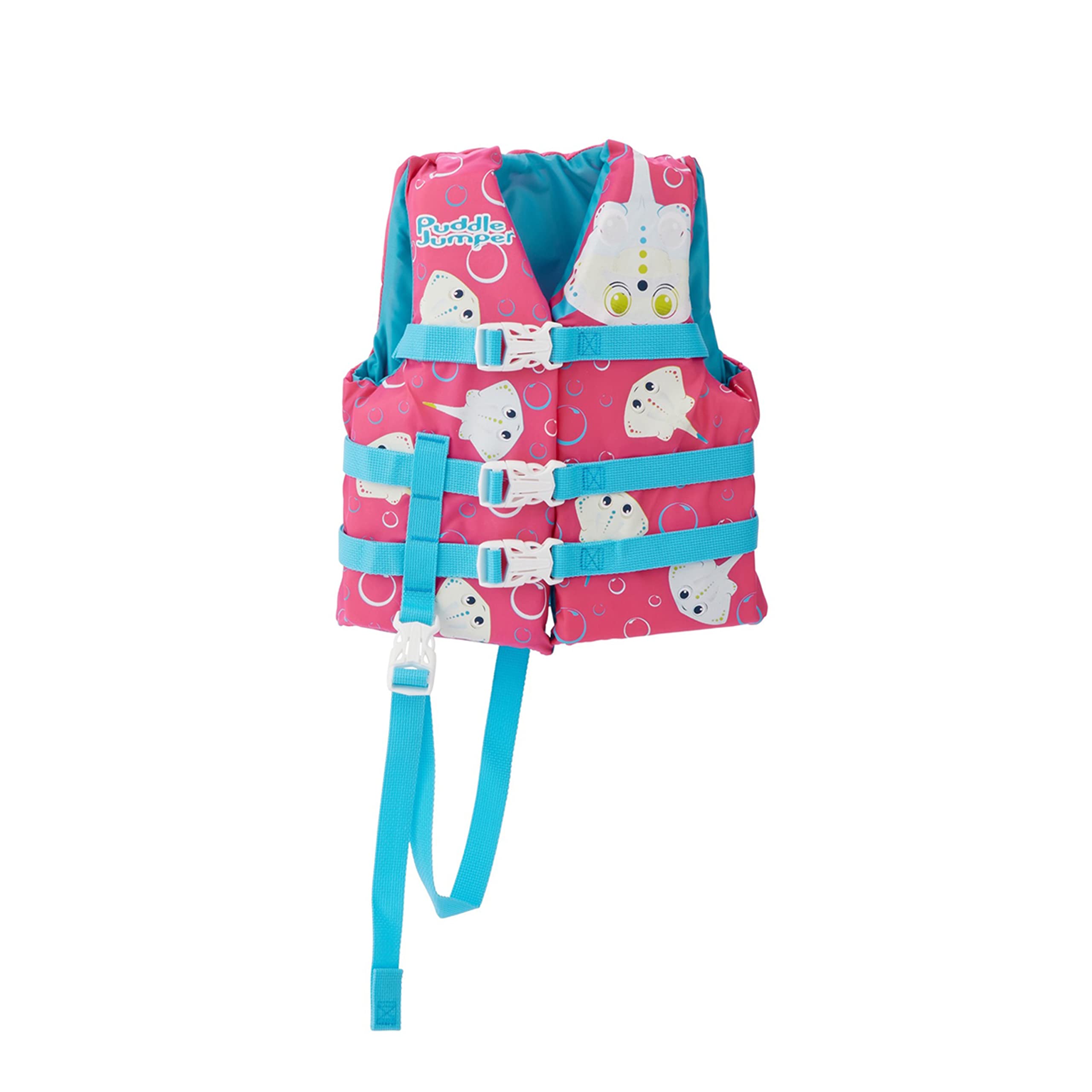 Stearns Puddle Jumper Kids Life Jacket, Color-Changing Life Vest for Kids Weighing 50-90lbs, USCG Approved Type III Life Vest for Pool Beach, Boats, & More