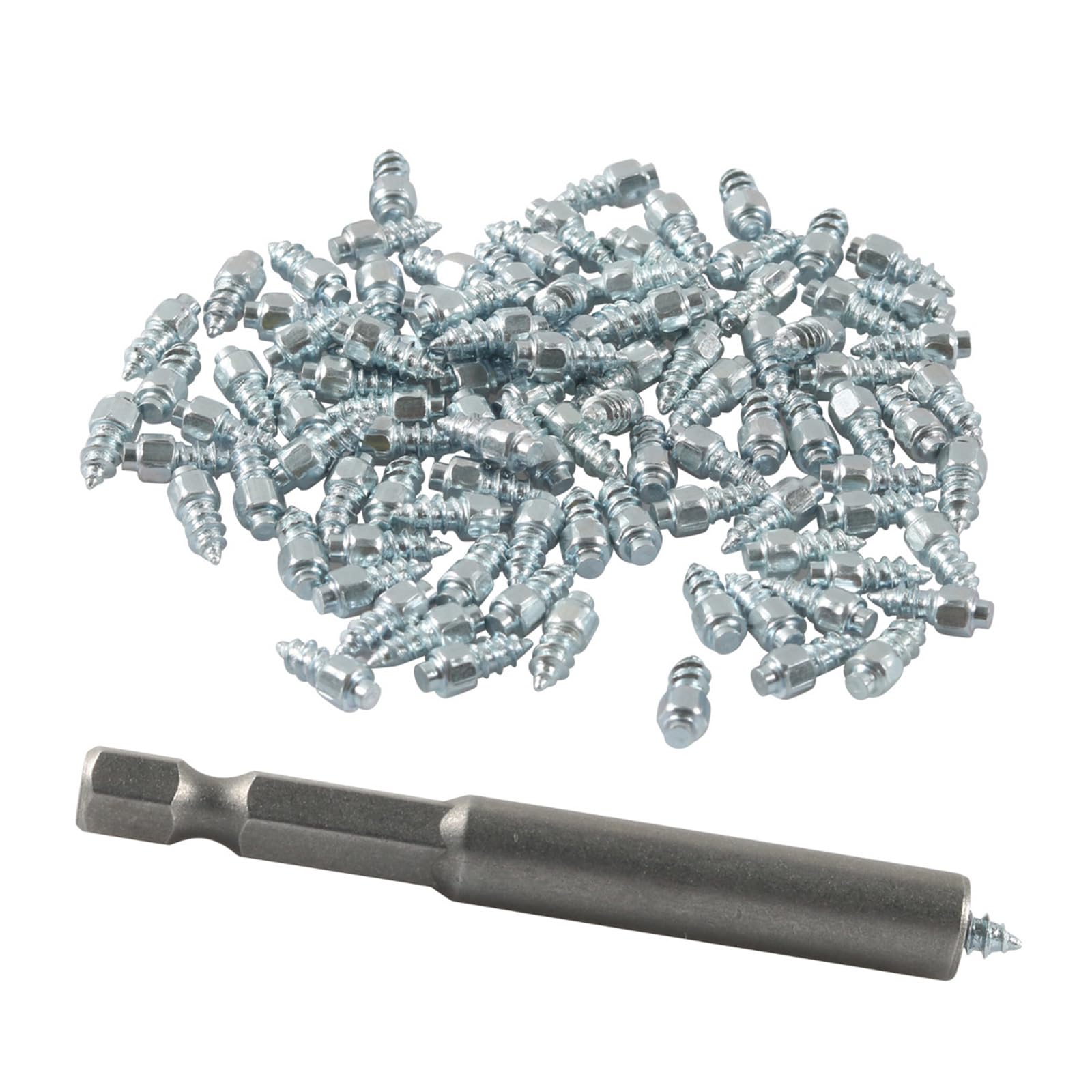 Maxtonser Tire Spikes Tire Studs Carbides Spikes for Truck Tires Snow Studs for Tires Snowmobile Studs with Installation Tool