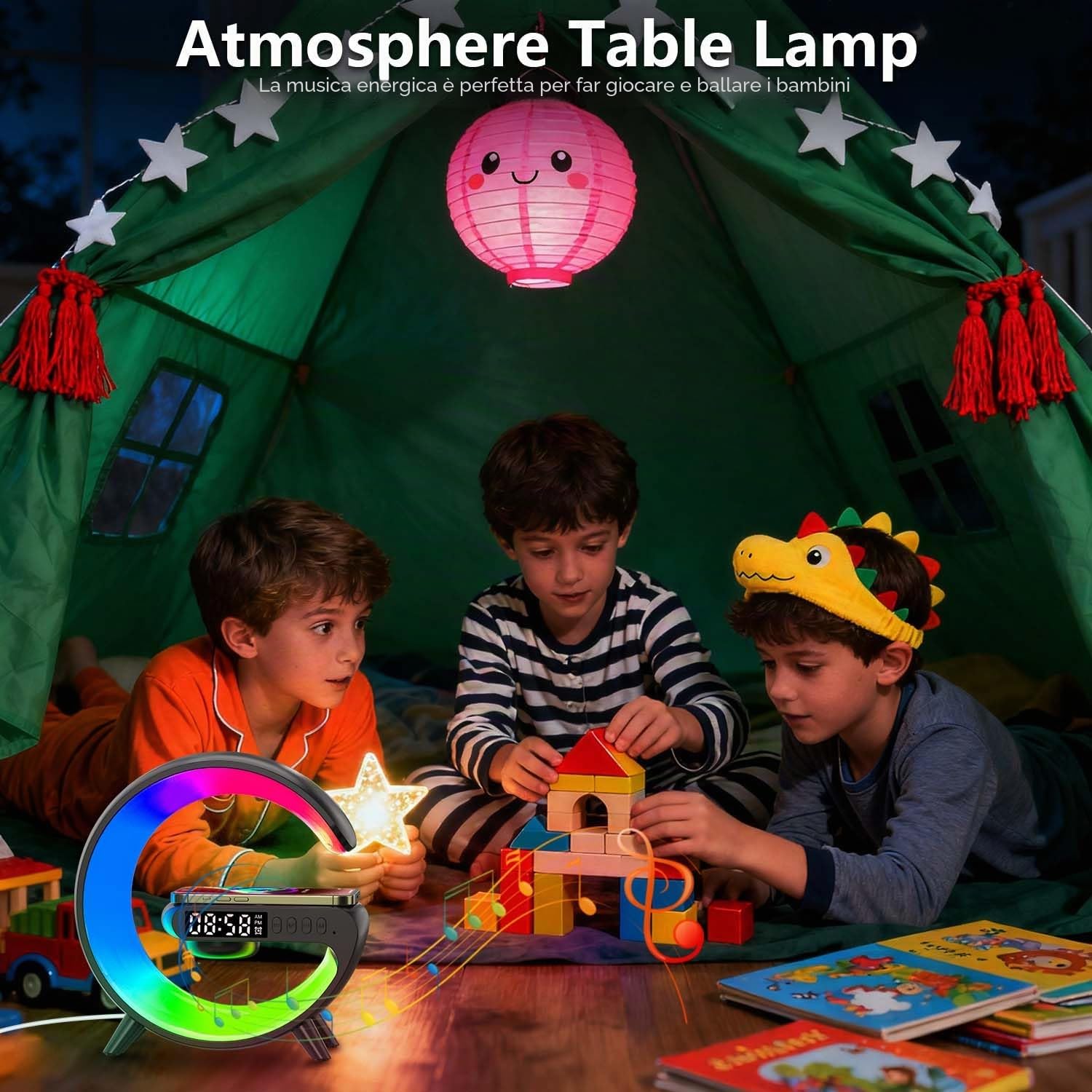 Nexstron Luce caricabatterie altoparlante wireless — immagine 5 di 12