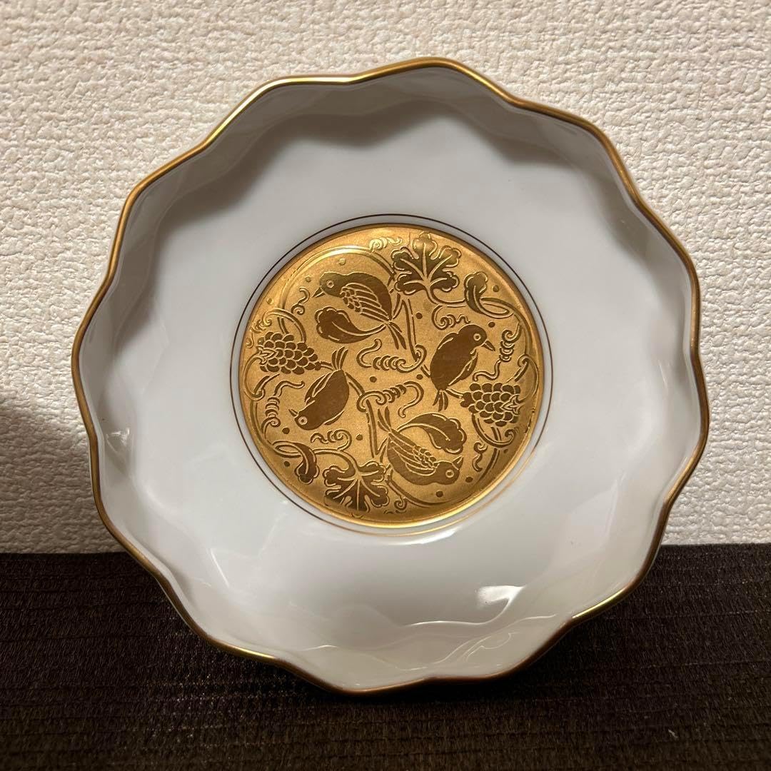 オールドノリタケ　日本陶器会社　グレービーボート　スープ皿5枚　未使用 オールドノリタケ 本陶器会社 グレービーボート スープ皿5枚