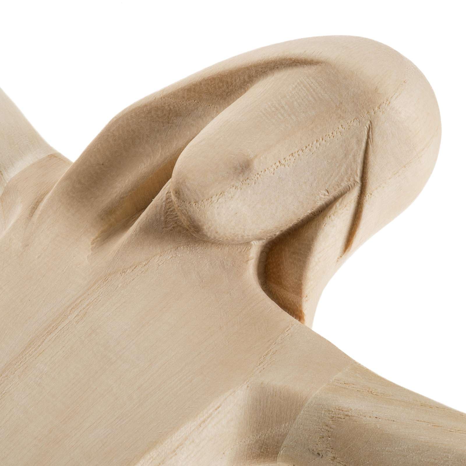 Holyart Crocifissi in legno: Corpo di Cristo legno ambiente design Val Gardena, 12 cm (4.73 inc.)