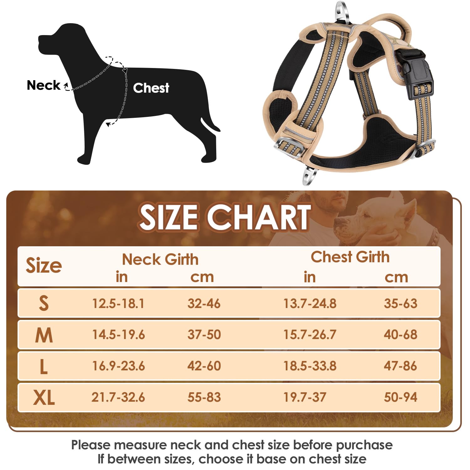 Eyein Dog Harness Small Dog, Anti Pull Adjustable Heavy Duty Pet Vest Harness with 2 Clips - Image 2