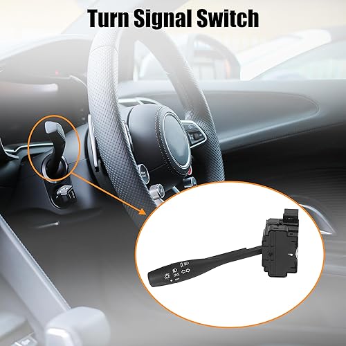 Miniatura 2 de X AUTOHAUX Interruptor de señal de giro del coche Interruptor de palanca de combinación multifunción 25540-40U60 CBS1076 para Nissan Frontier Maxima