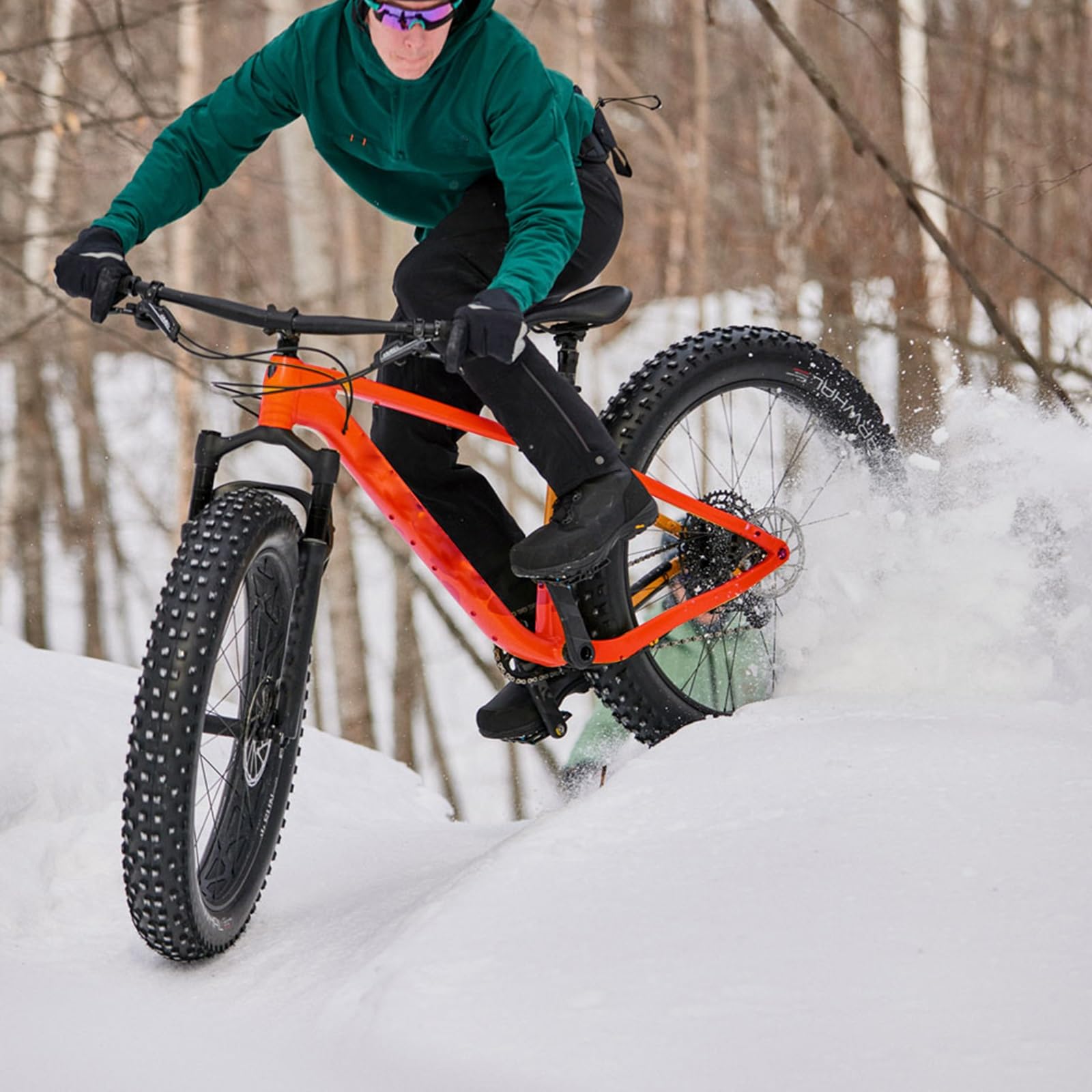 Amazon | ファットタイヤマウンテンバイク用フロントホイールとリア