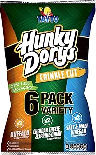 HUNKY DORY Crisps from Ireland - VARIETY 6 PACK