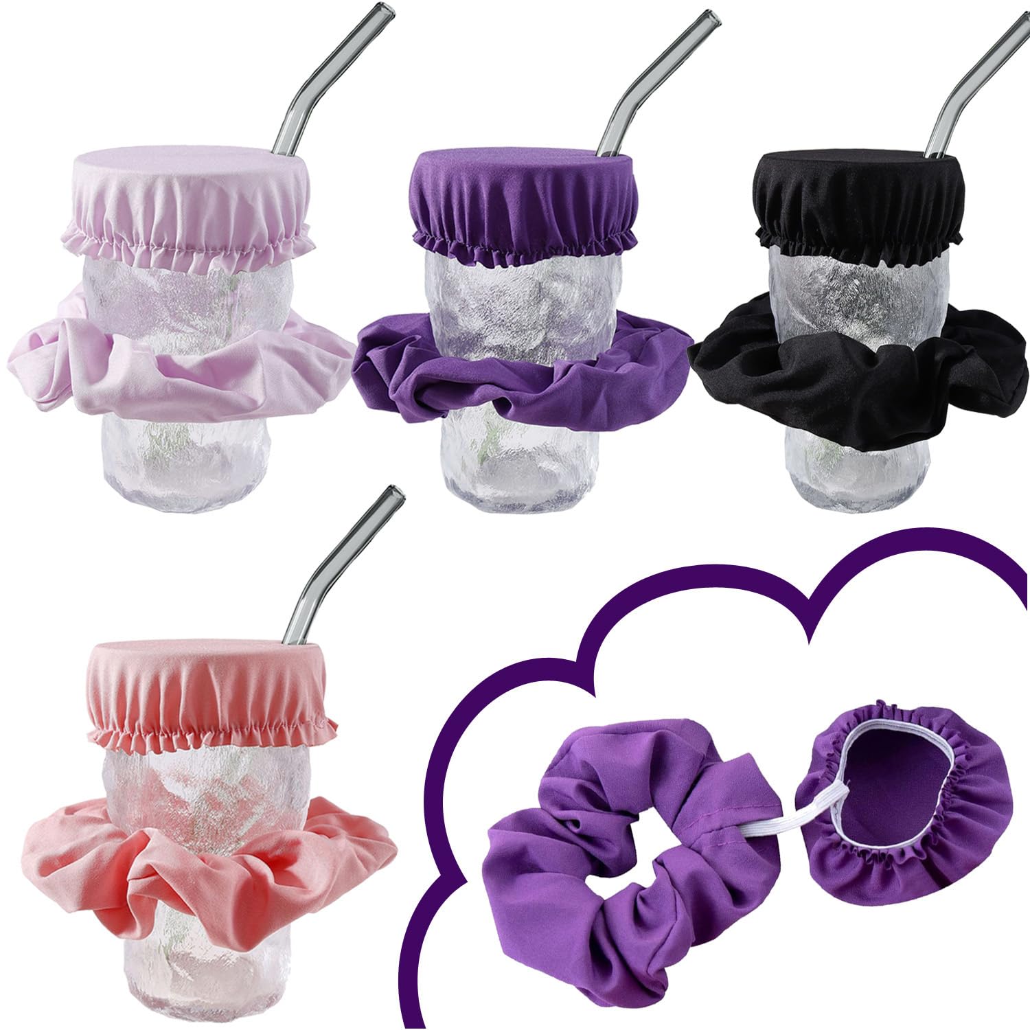 Copribevande Nightcap Con Portachiavi - Anti-Spuntoni, Per Tazze E Bicchieri, Lavabile - Foto 10