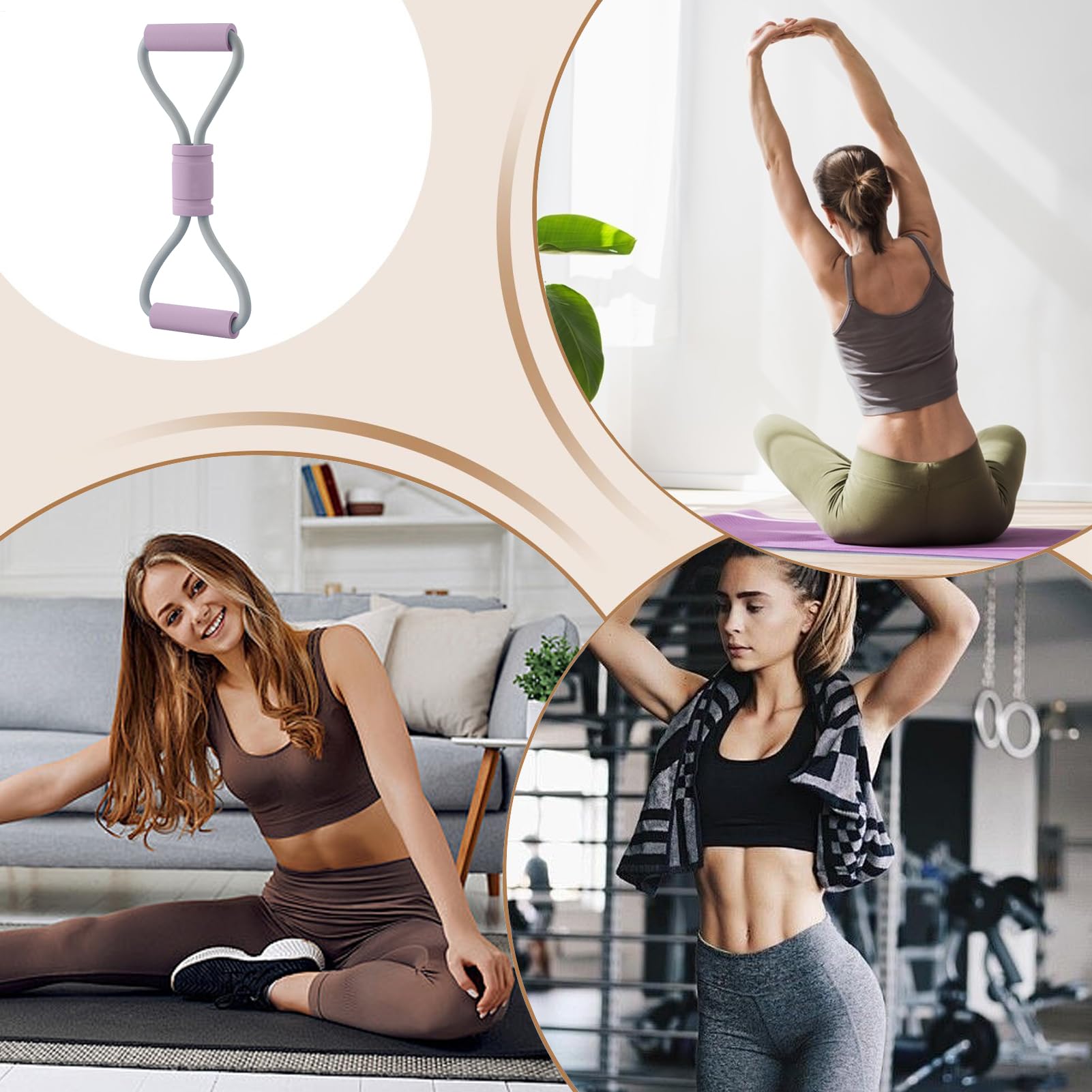 レジスタンスバンド ハンドル付き 8の図 ストレッチ フィットネスストラップ 全身トレーニング 筋力トレーニング 柔軟性 エクササイ  Amazon.co.jp: ワークアウト用レジスタンスバンド、図8 ハンドル付きエクササイズ用ゴムバンド-筋力トレーニング、筋肉構築、調子を ...