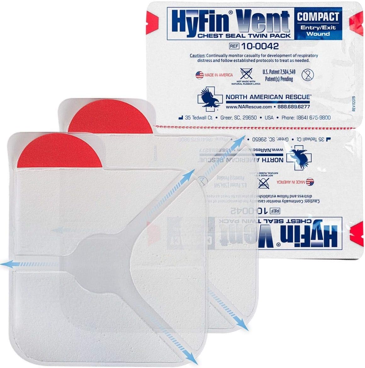 M3 Tri-Fold Medic Kit w/CAT Tourniquet and Hyfin Compact Twin Pack w/Molle (Coyote)