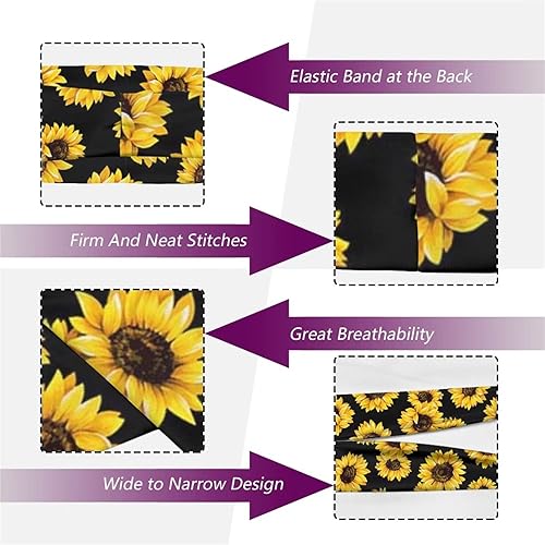 Miniatura 4 de Diadema deportiva para hombres y mujeres, banda de sudor antideslizante, banda de moda para ejercicio, yoga, correr, baloncesto, atletismo