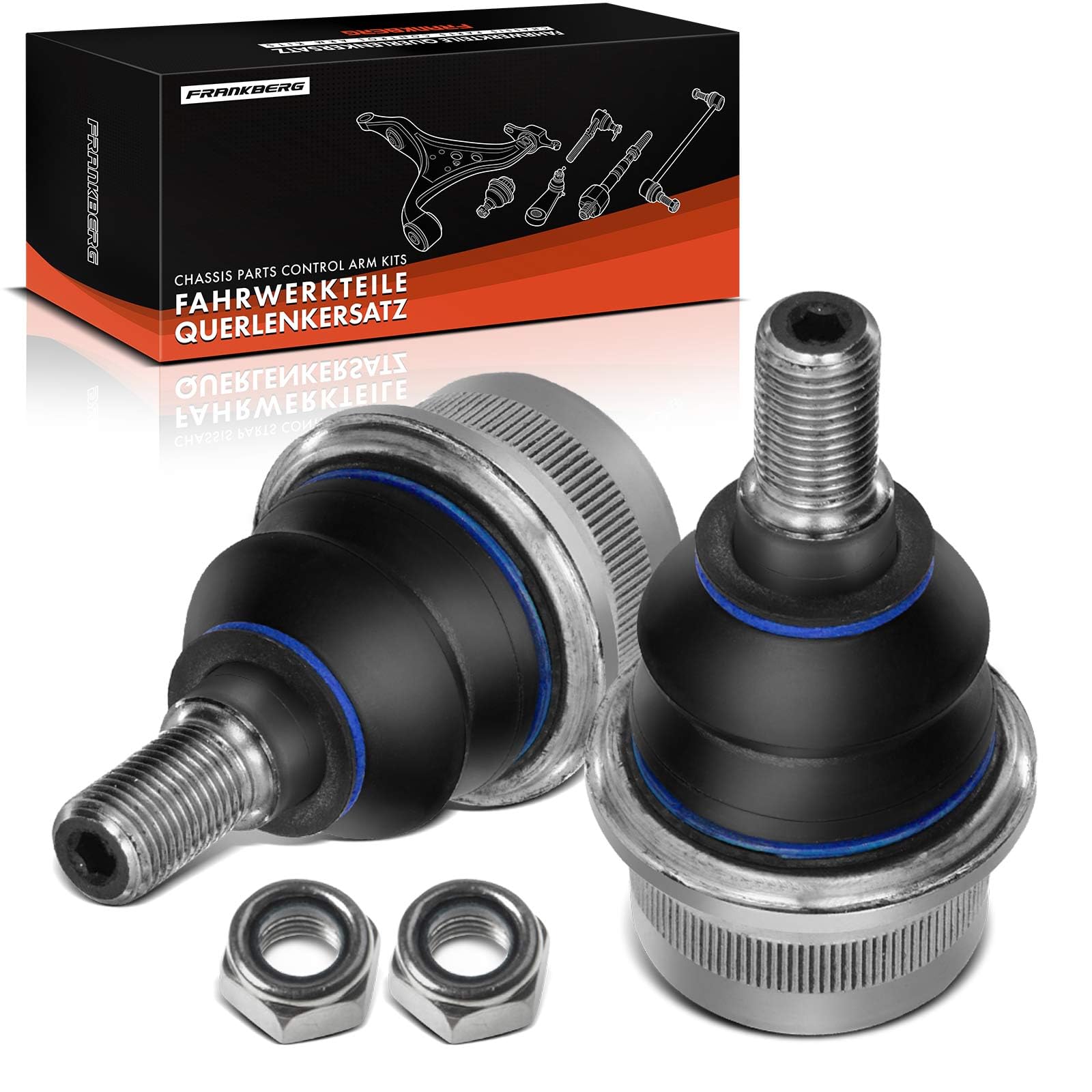 Frankberg 2x Support joint Front Axle on both sides Rear Compatible with CLS C219 2005-2010 E-Class/E-Class T-Model W211 S211 2002-2016 S-Class W220 C215 1998-2006 SL R129 R230