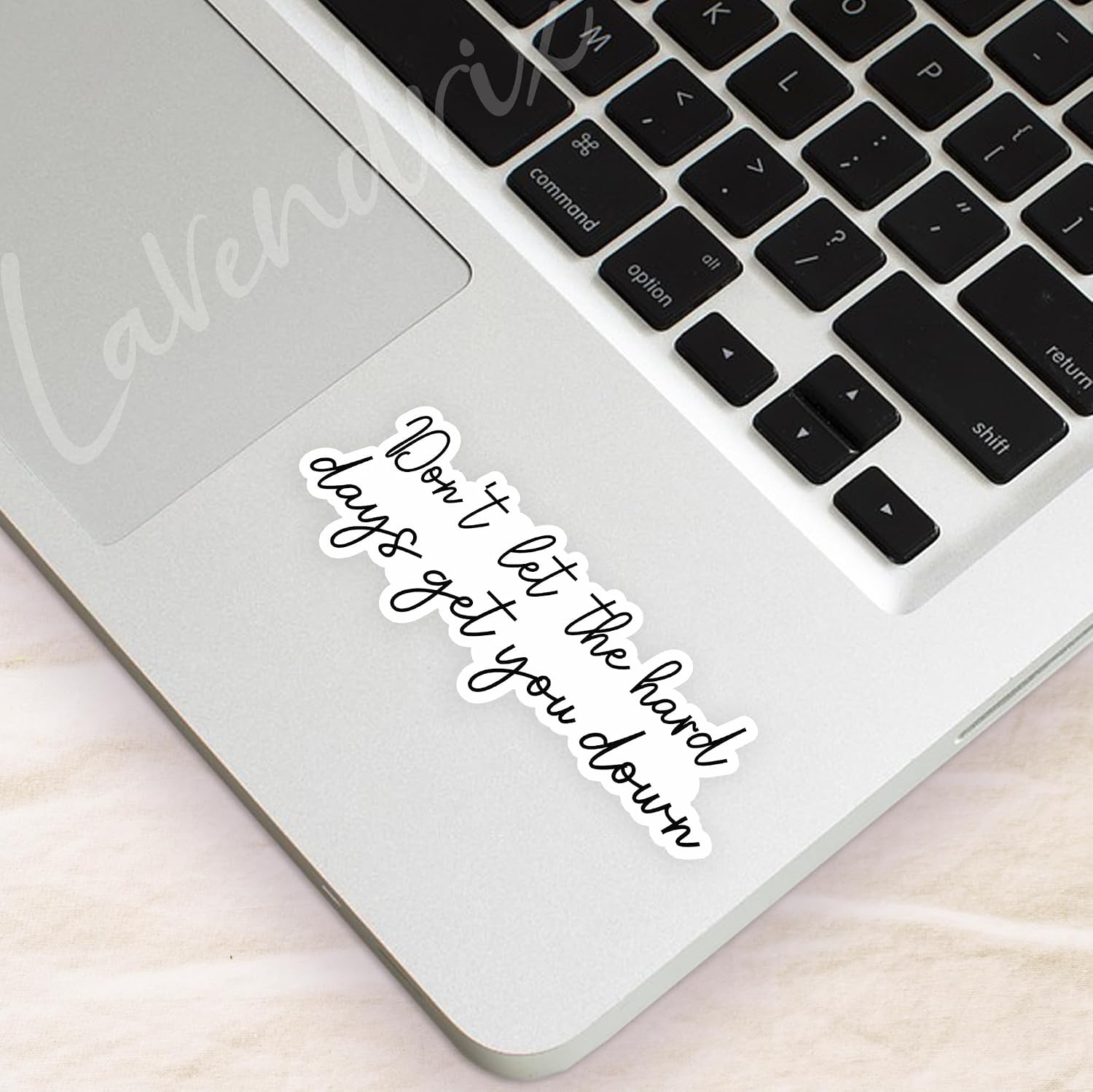 (3pcs) Don't Let The Hard Days Get You Down Sticker Funny Motivational Phrase Inspirational Vinyl Decal Stickers for Tumbler Laptop Kindle Water Bottles Tablet Books Phone - Size 3x1.1 image 3