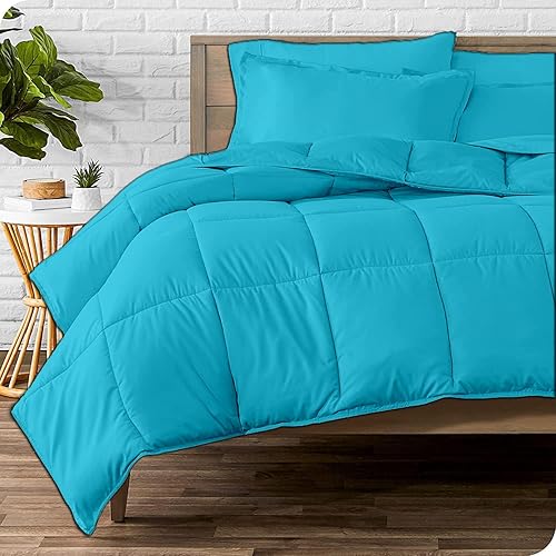 CALIFORNIA BEDDING Juego de edredón con acabado de algodón para todas las estaciones, tamaño King oriental de 116 x 108 pulgadas, relleno