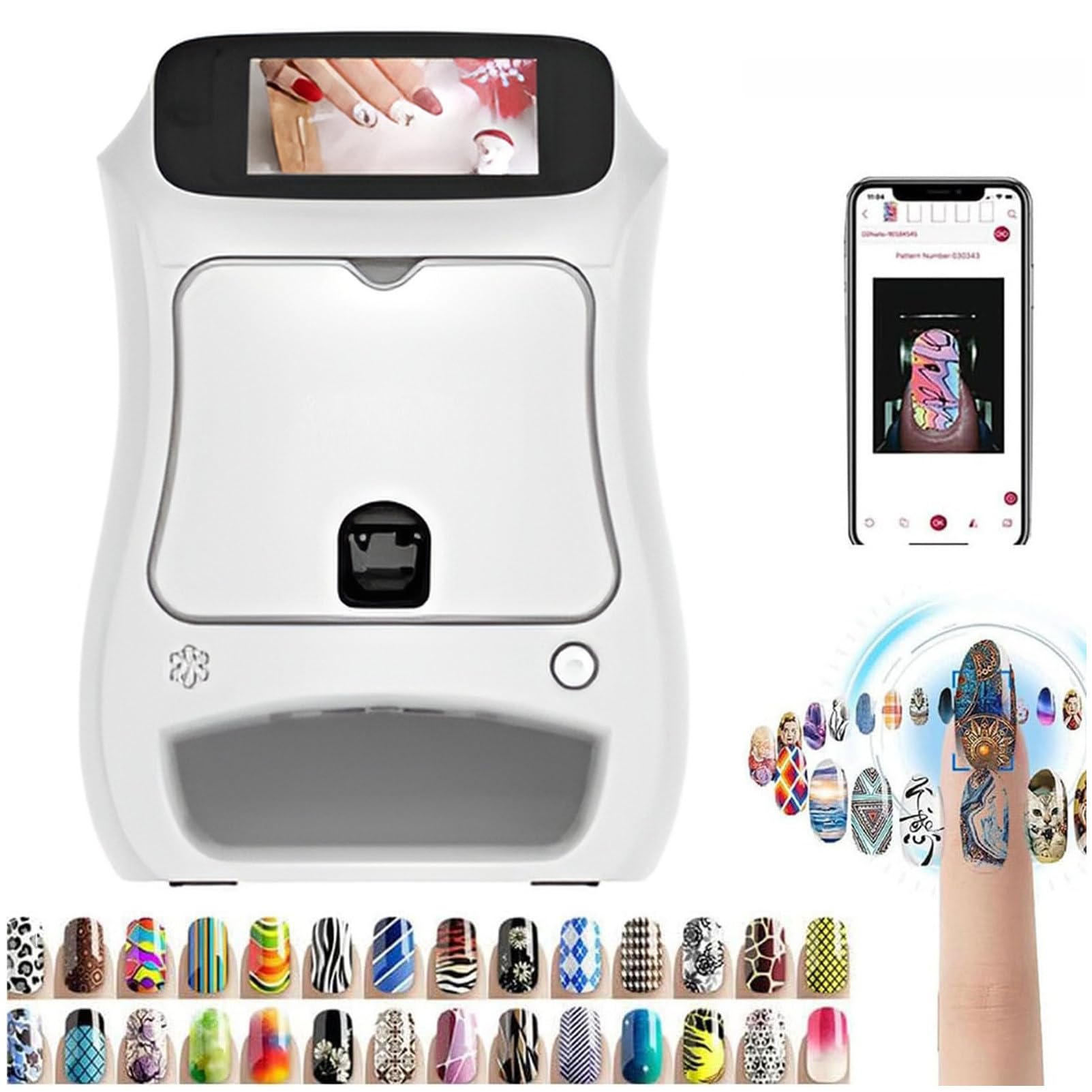 Amazon.com: TREEYX 3D Nail Art Printer Machine - Digital Nail