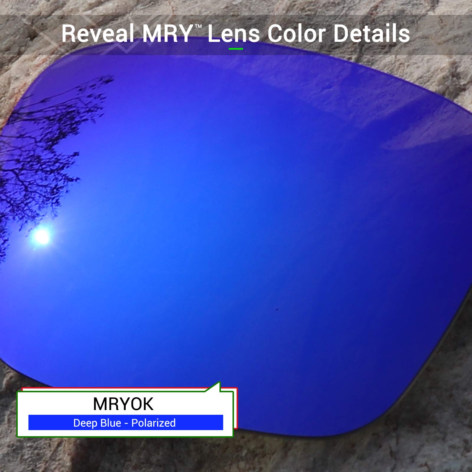 Mryok - Lenti di ricambio per Oakley Jawbone Polarizzato: blu scuro. Taglia unica
