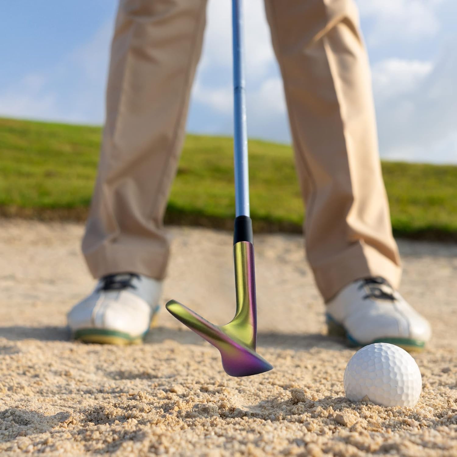 Golf Wedge 52 56 60 Set,Golf Wedge Set for Men & Women Right Handed -35 inches-Available in Black and Rainbow