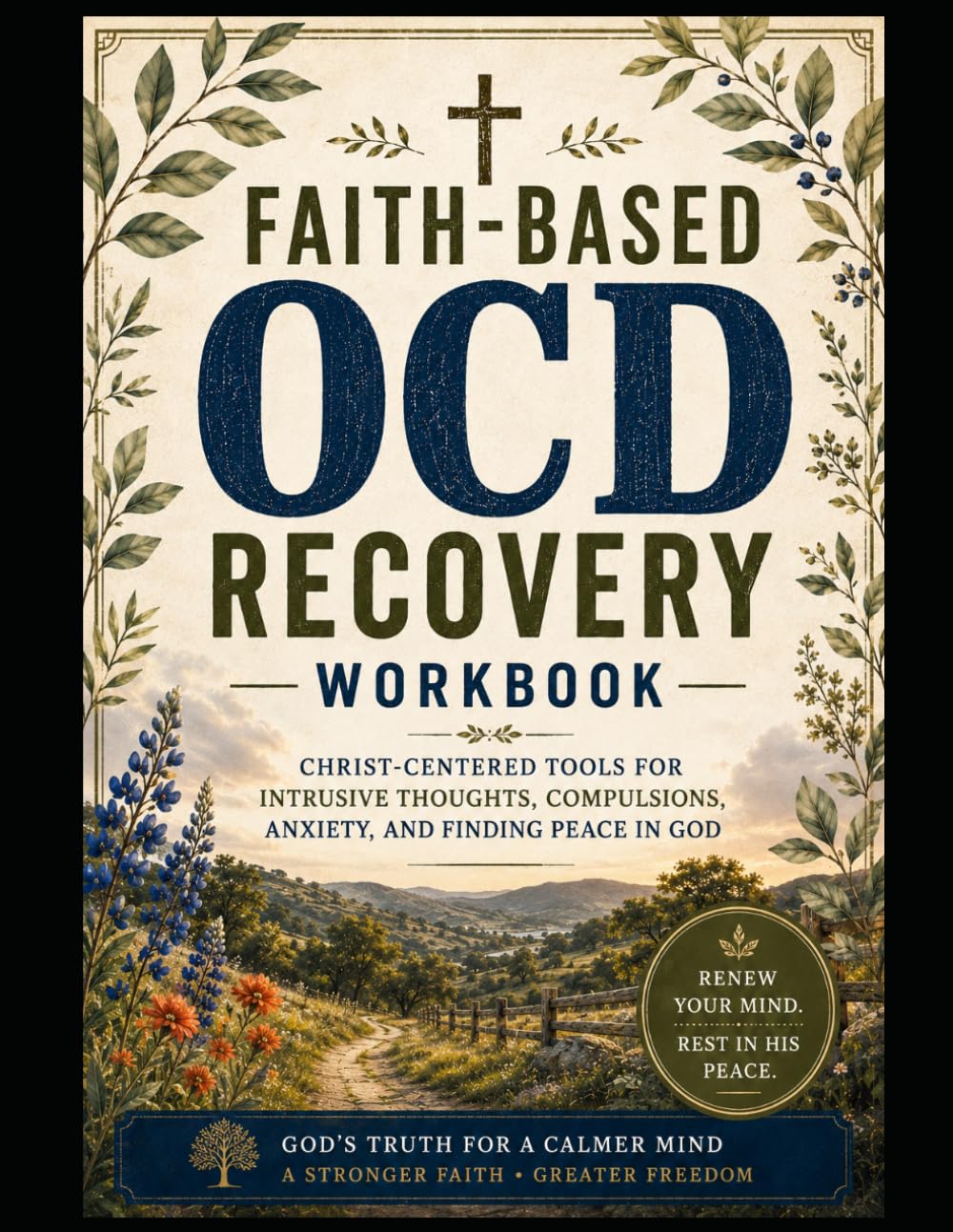 Faith-Based OCD Recovery Workbook: Christian Tools for Intrusive Thoughts, Anxiety, Compulsions, & Trusting God