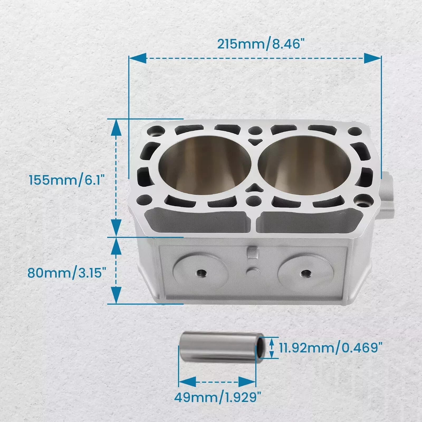 Dla Polaris 800 zestaw do przebudowy cylindra wału korbowego dla PL dla RZR S4 dla Ranger 4X4 dla sportowca Akcesoria motocyklowe