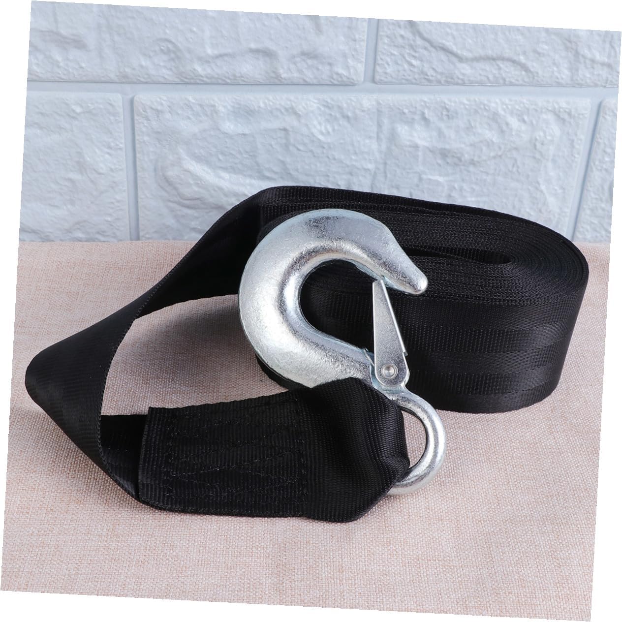 Alipis Nylon Tow Strap 6m 2 Ton Winch Rope with Hooks for Car Trailer Heavy Duty Towing Kit Suitable for Trucks and Outdoor Recovery