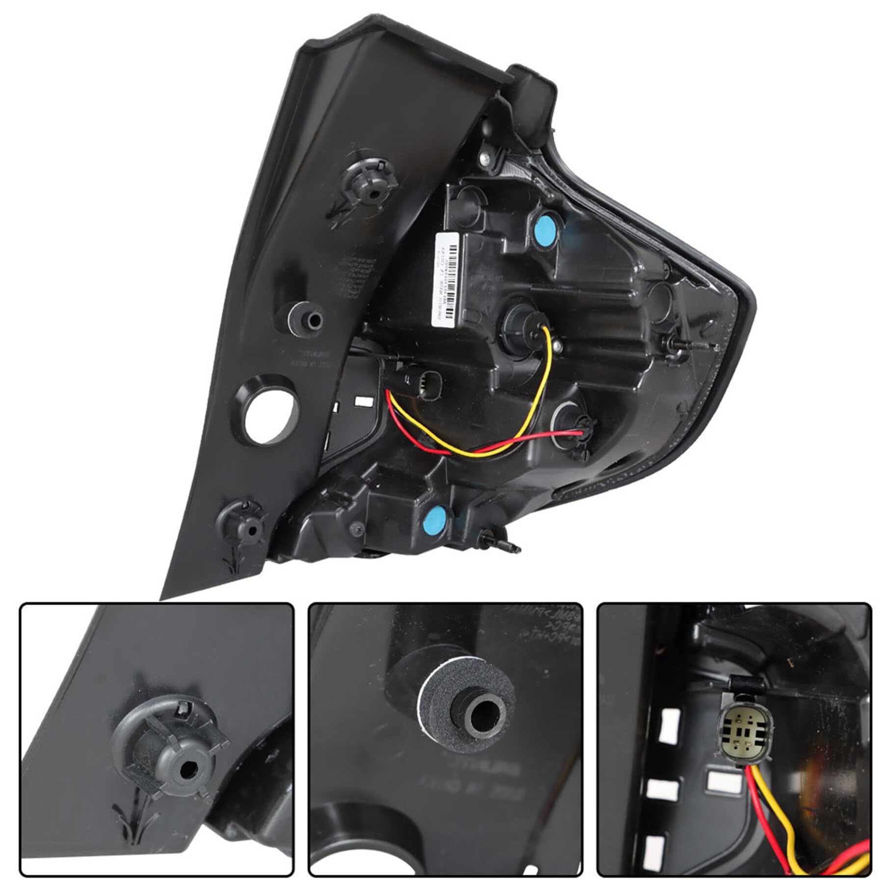 Amazon.com: TJHSM Tail Light Brake Lamp Assembly Driver Side Clear  