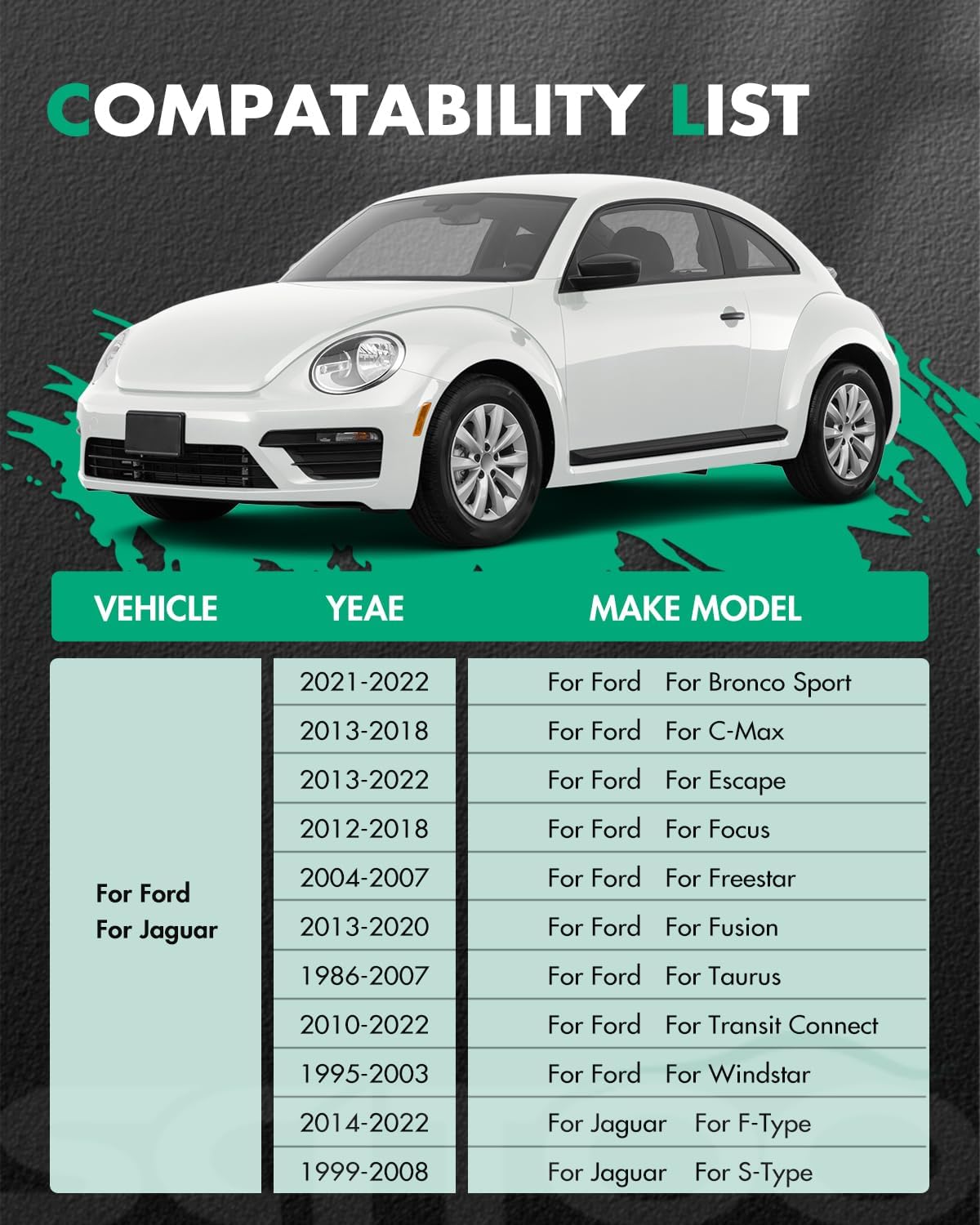 SCITOO 2Pcs 1.25 inch Wheel Spacers 5x108 to 5x108 with Studs 12x1.5 Bore 63.4mm Compatible with for Lincoln Corsair 2020-2022,for Jaguar XF 2009-2022