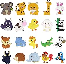 Magnete Kinder für Magnettafel, 20 Stück Tiere Kühlschrank Magnete, Niedliche kühlschrankmagnete zur Frühförderung und Deko, Magnetspielzeug für Magnettafel & Kühlschrank