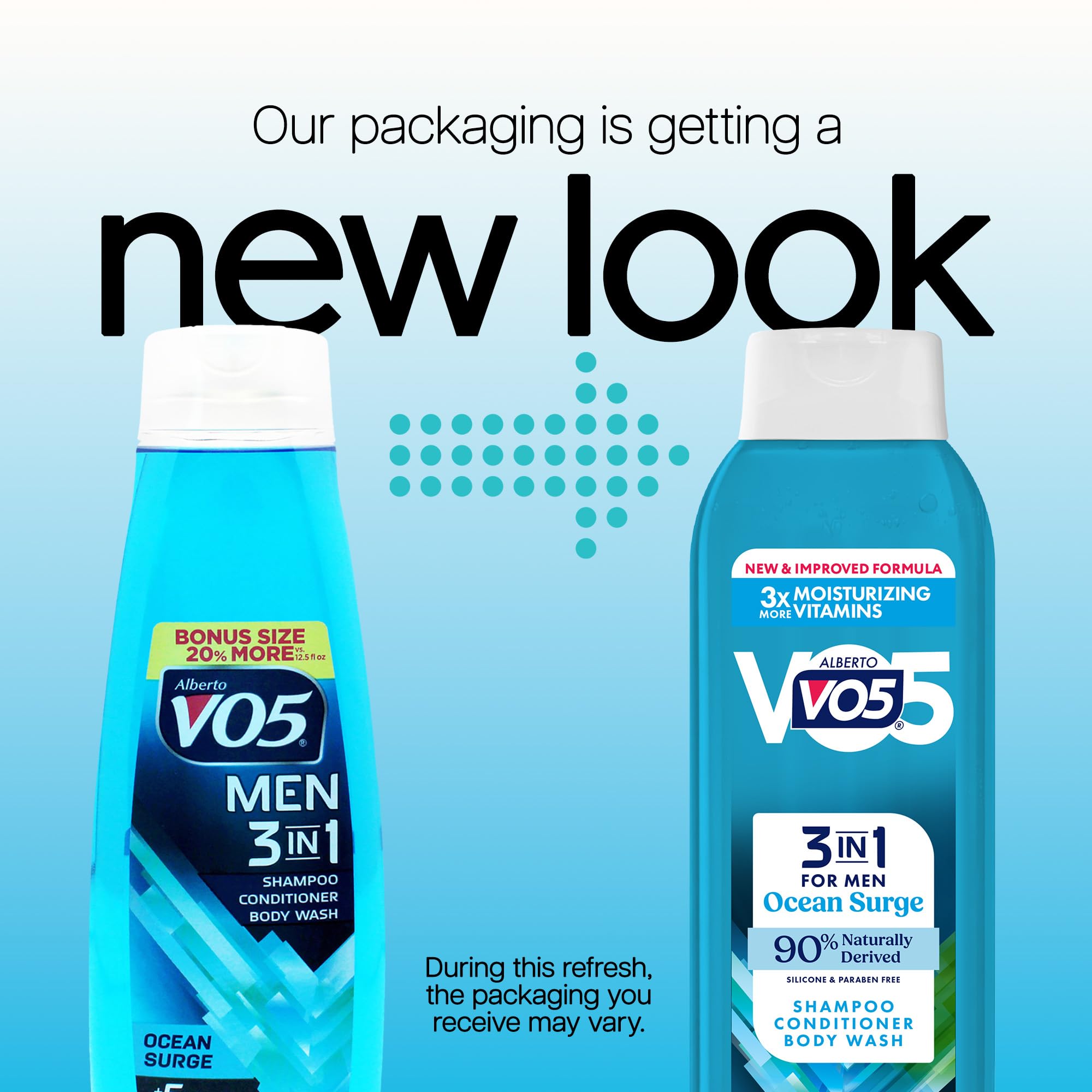 Amazon.com: VO5 Alberto Men 3 in 1 Fresh Ocean Surge - 3 in 1