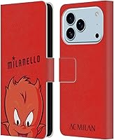 Vista 168 de Head Case Designs Funda de piel con licencia oficial de AC Milan Dream Big Children compatible con Apple iPhone 13 Mini