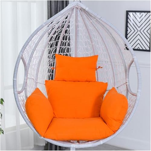 Miniatura 8 de ZTGL Cojines para silla de huevo, cojín para silla de huevo, cojín grueso para interiores y exteriores, para patio, jardín, rojo vino