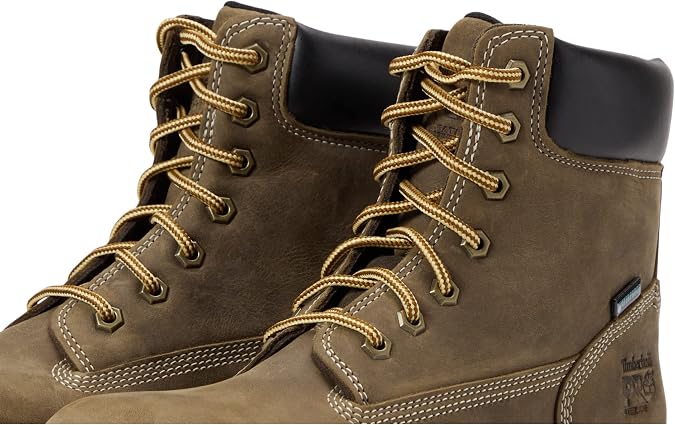 Timberland Womens Direct Attach 6 Inch Steel Safety Toe Insulated Waterproof, Turkish Coffee, 11 Wide