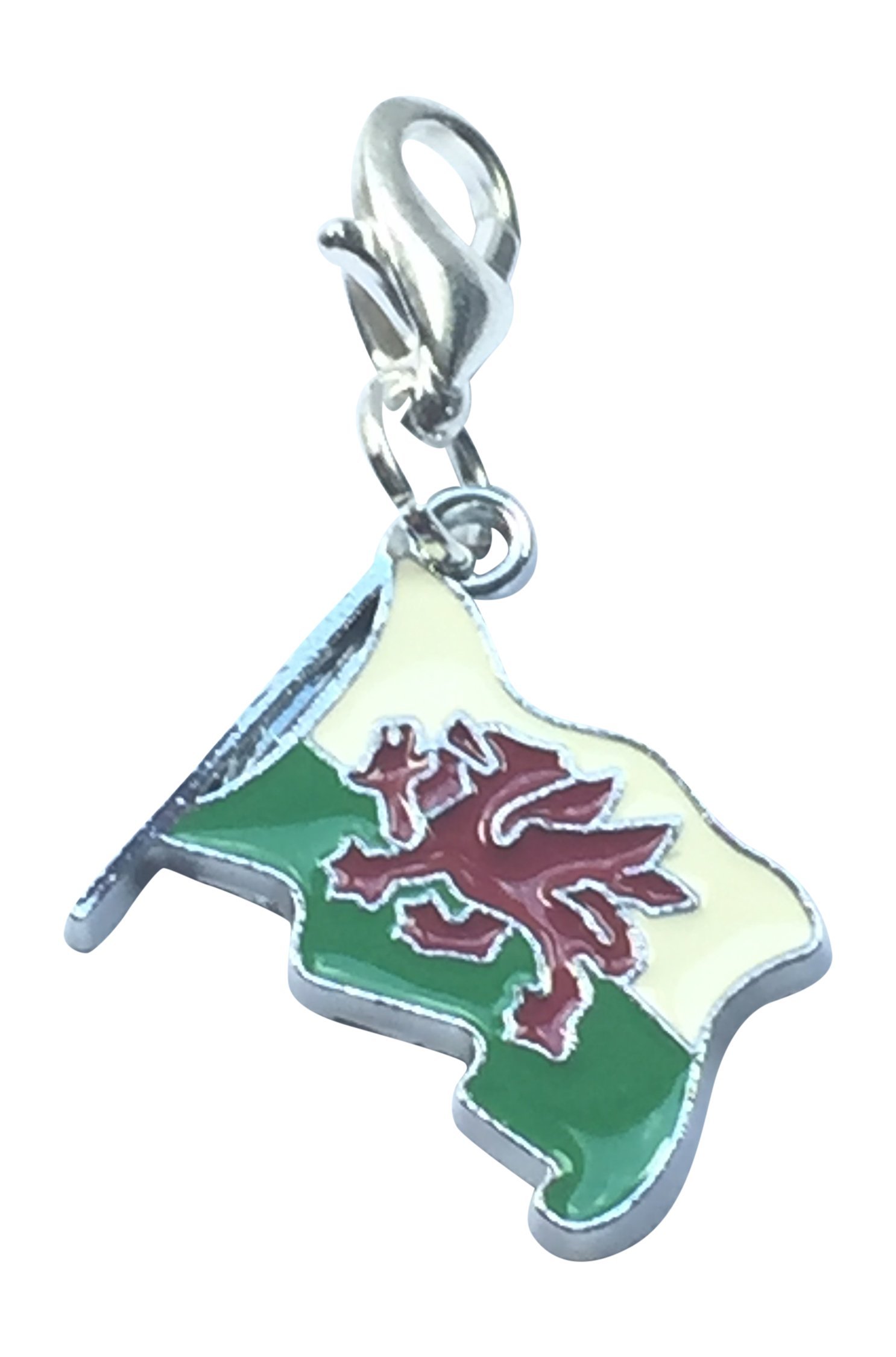 Flag Of Wales, Also Known As Y Ddraig Goch In Clevedon, England Stock Photo