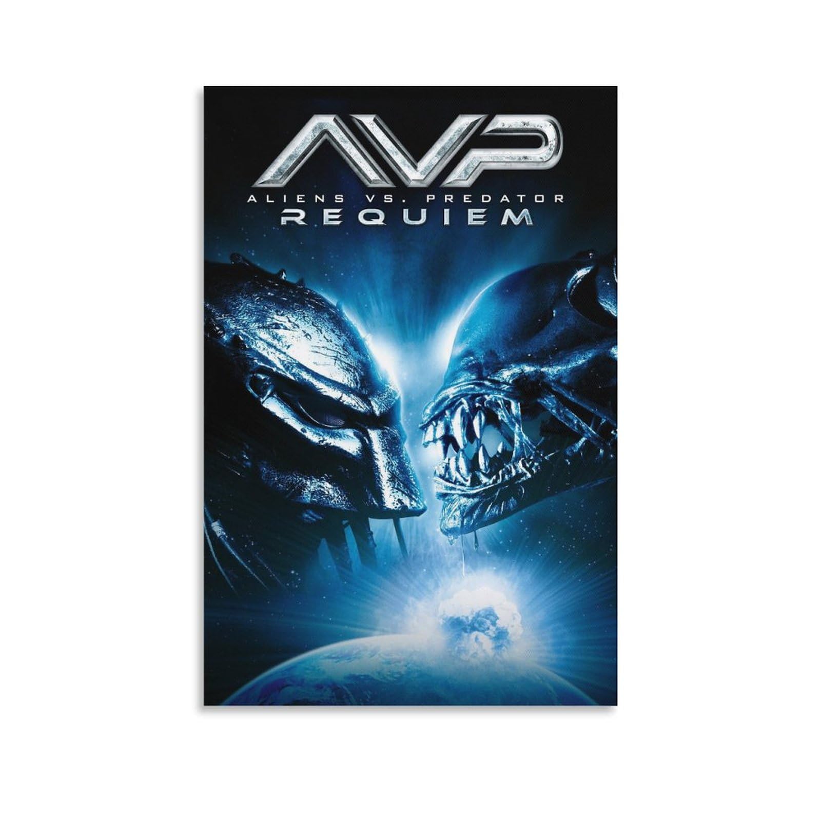 Amazon.co.jp: エイリアンVS.プレデター 映画ポスター キャンバス 芸術 