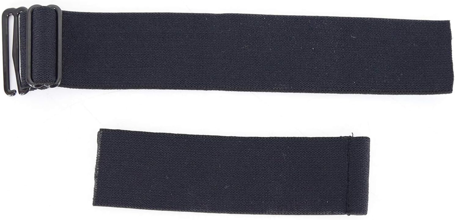 BTWTRY 5Pcs Black Adjustable Elastic Band for Wigs Elastic Hair Band Sewing for Making Wig Caps Adjustable Wig Band (5pcs, Black)
