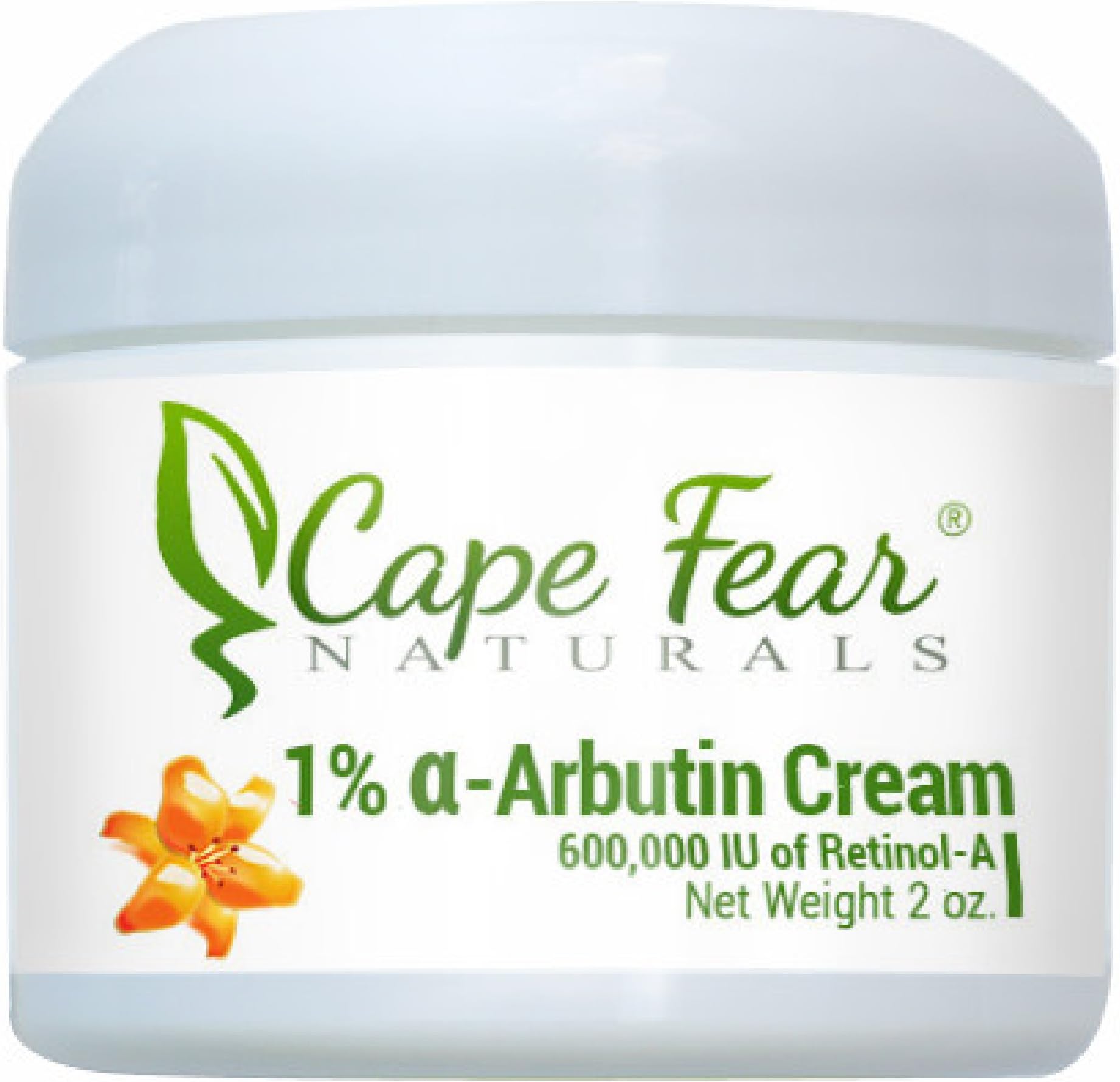1% Alpha Arbutin Cream, 2oz jar