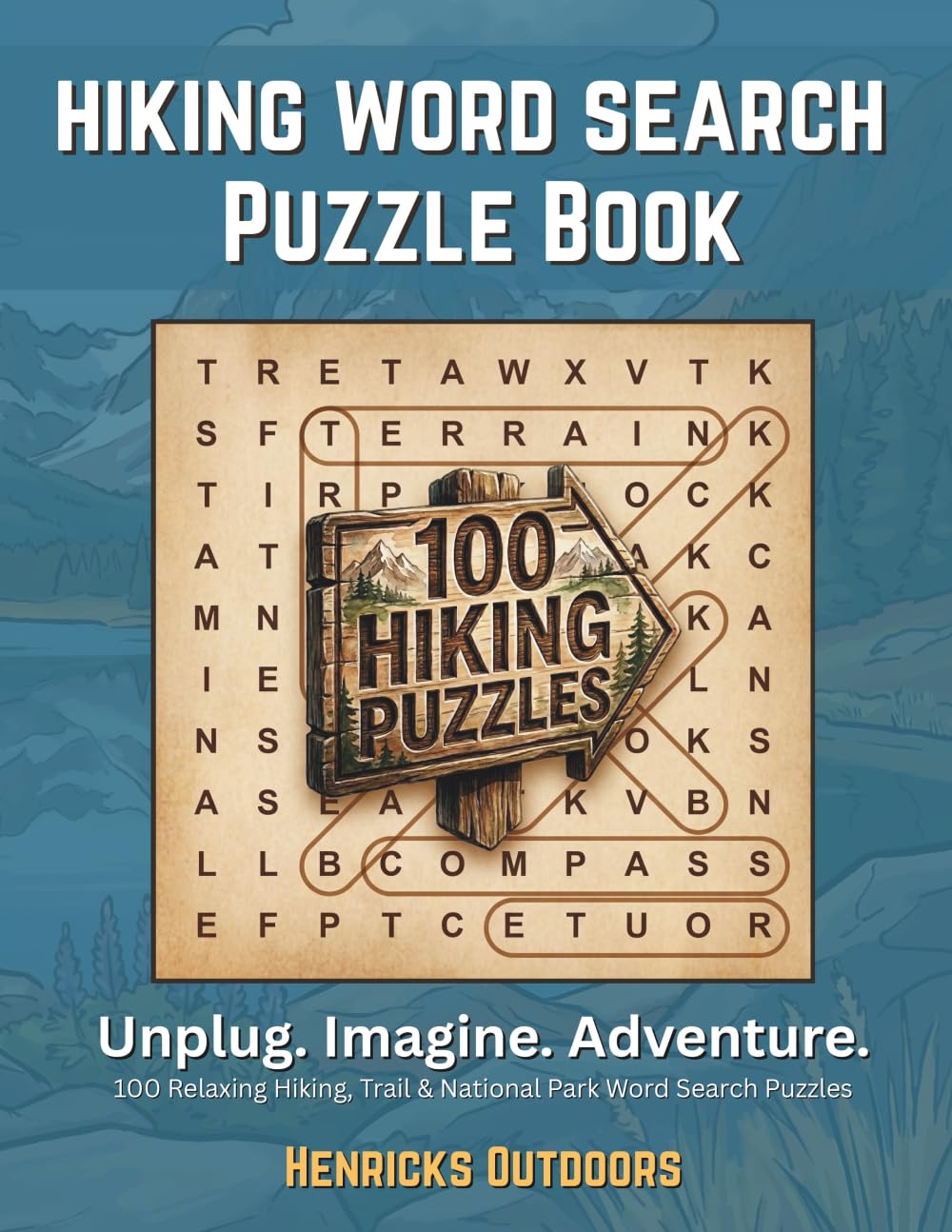 Hiking Word Search Puzzle Book: 100 Hiking Puzzles (Great Outdoors Word Search Puzzles)