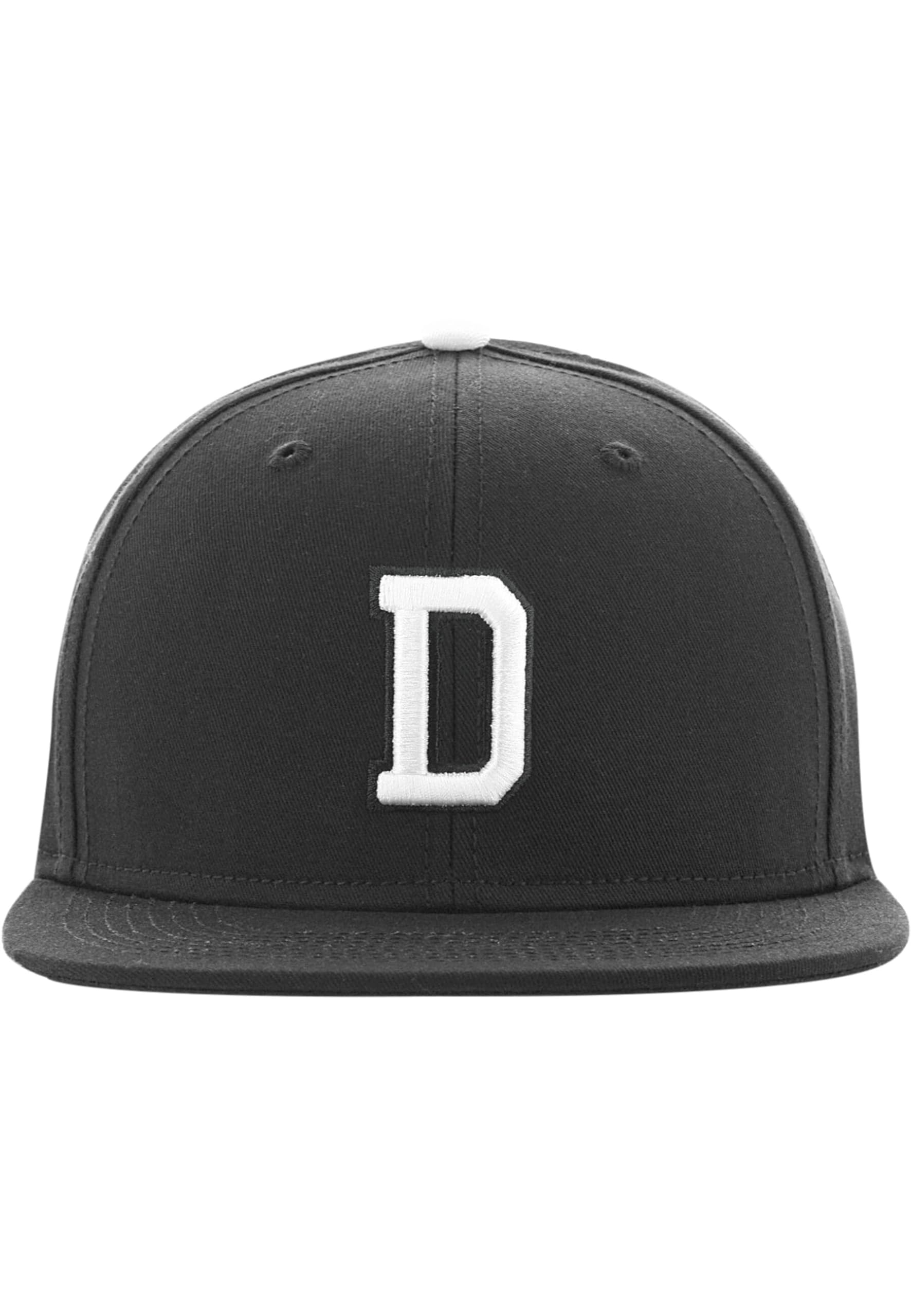 MSTRDS Baseball Cap Unisex Letter Snapback D, Schwarz, Large