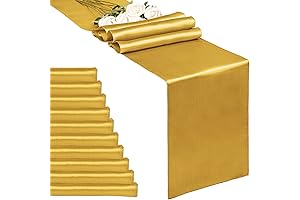 10-Pack Premium Satin Table Runners: Elevate Your Tabletop Decor