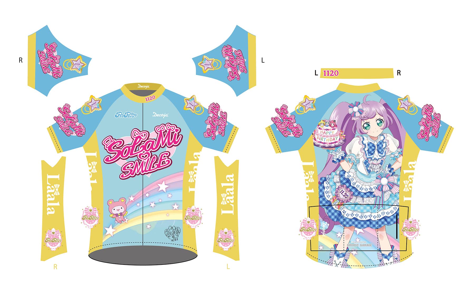 アイドルタイムプリパラ らぁらサイクルジャージ M Amazon.co.jp: [グルーヴガレージ] Team SoLaMiSMILE らぁら