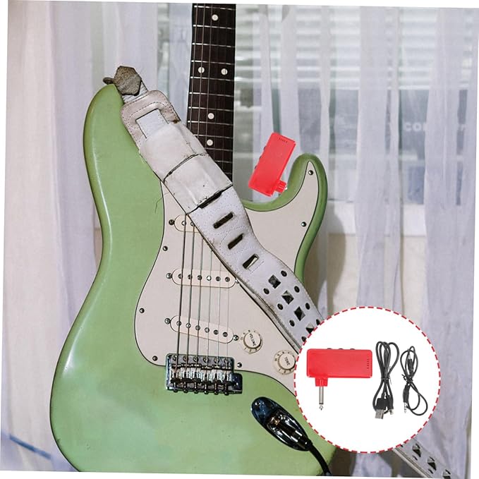 Mini amplificador portátil para guitarra eléctrica y bajo miniatura 6