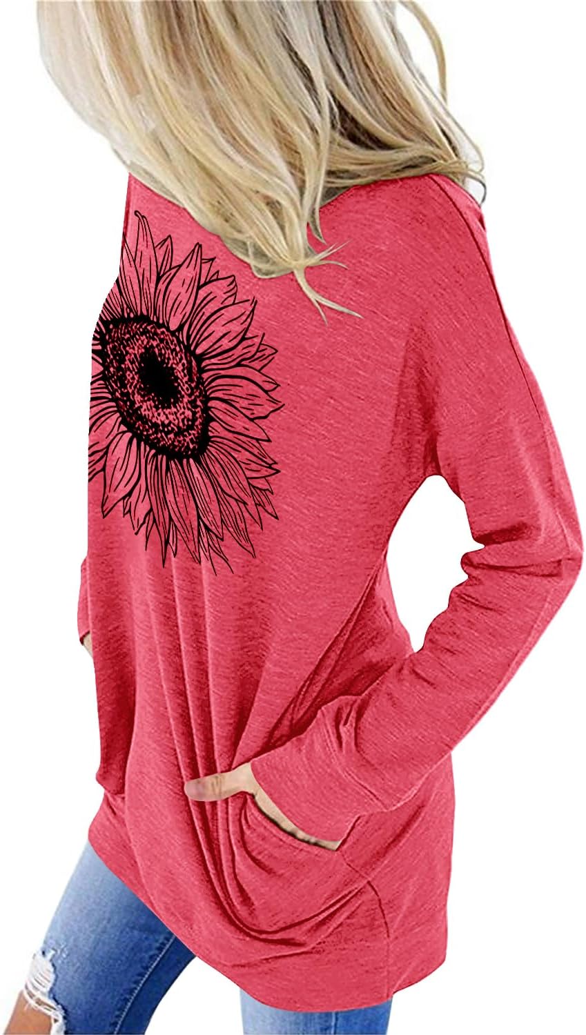 onlypuff Long Sleeve Shirts for Women Fall Fashion Tops Clothing - Image 3