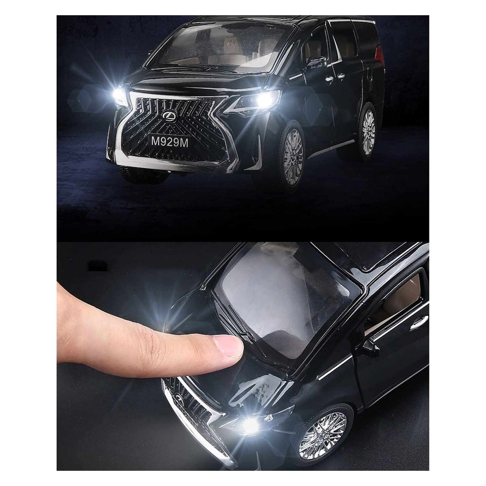 Amazon.co.jp: レクサス MPV Lm300h に適しています 1:24 スケール