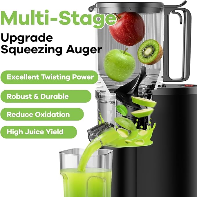 Extractor de Jugos Prensado en Frío Boca Ancha 5.8" Motor 40 miniatura 4