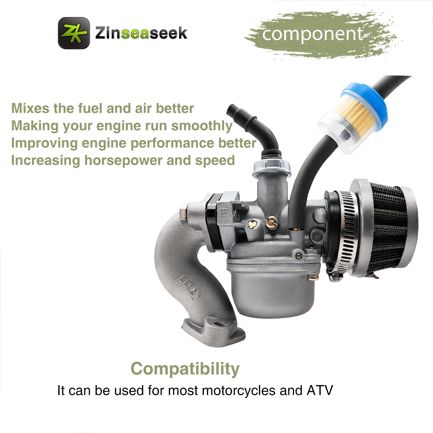 Photo 1 of Zinseaseek PZ19 19mm Carburetor Kit