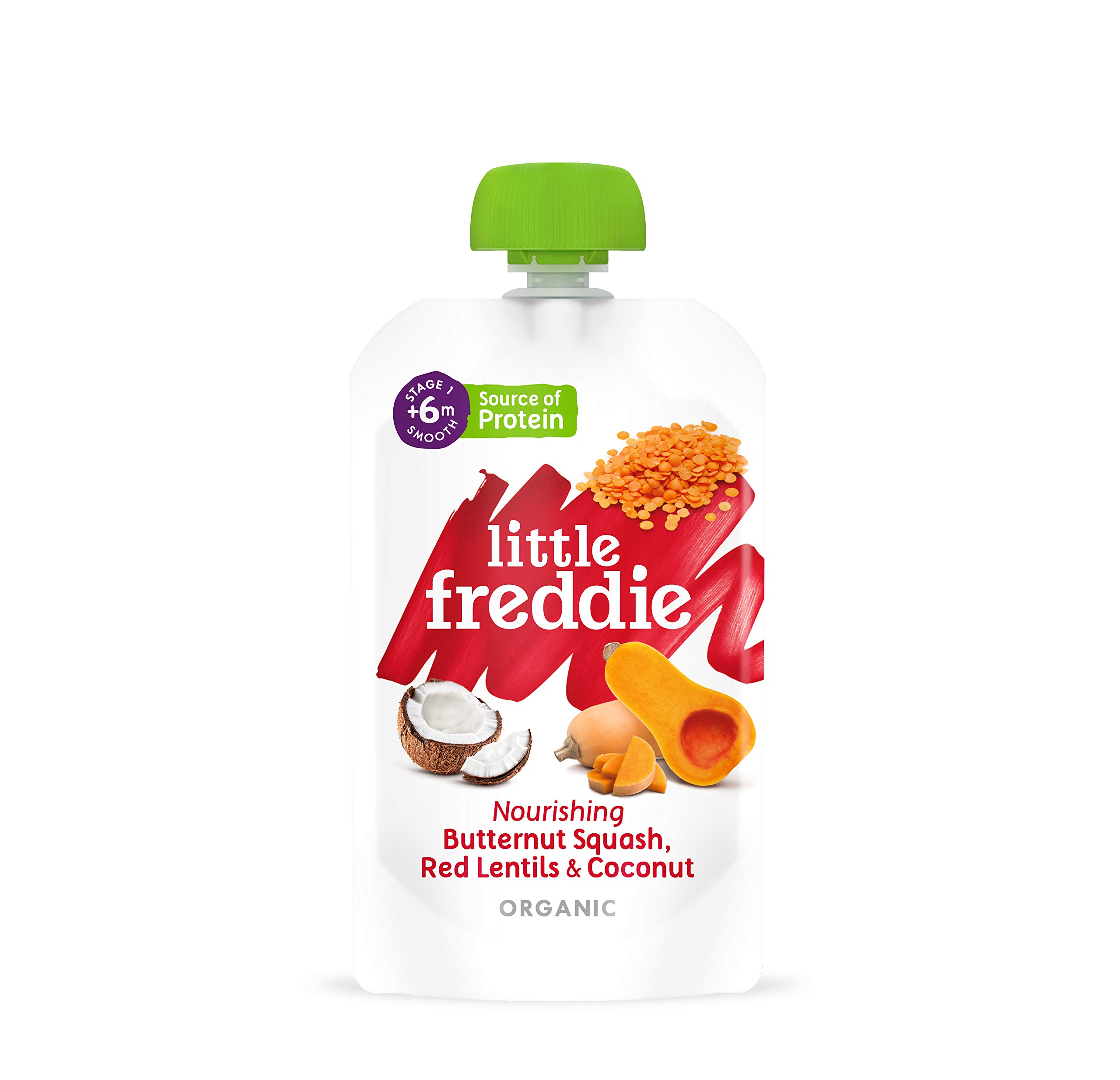 Little Freddieorganic Butternut Squash Red Lentil Coconut Puree